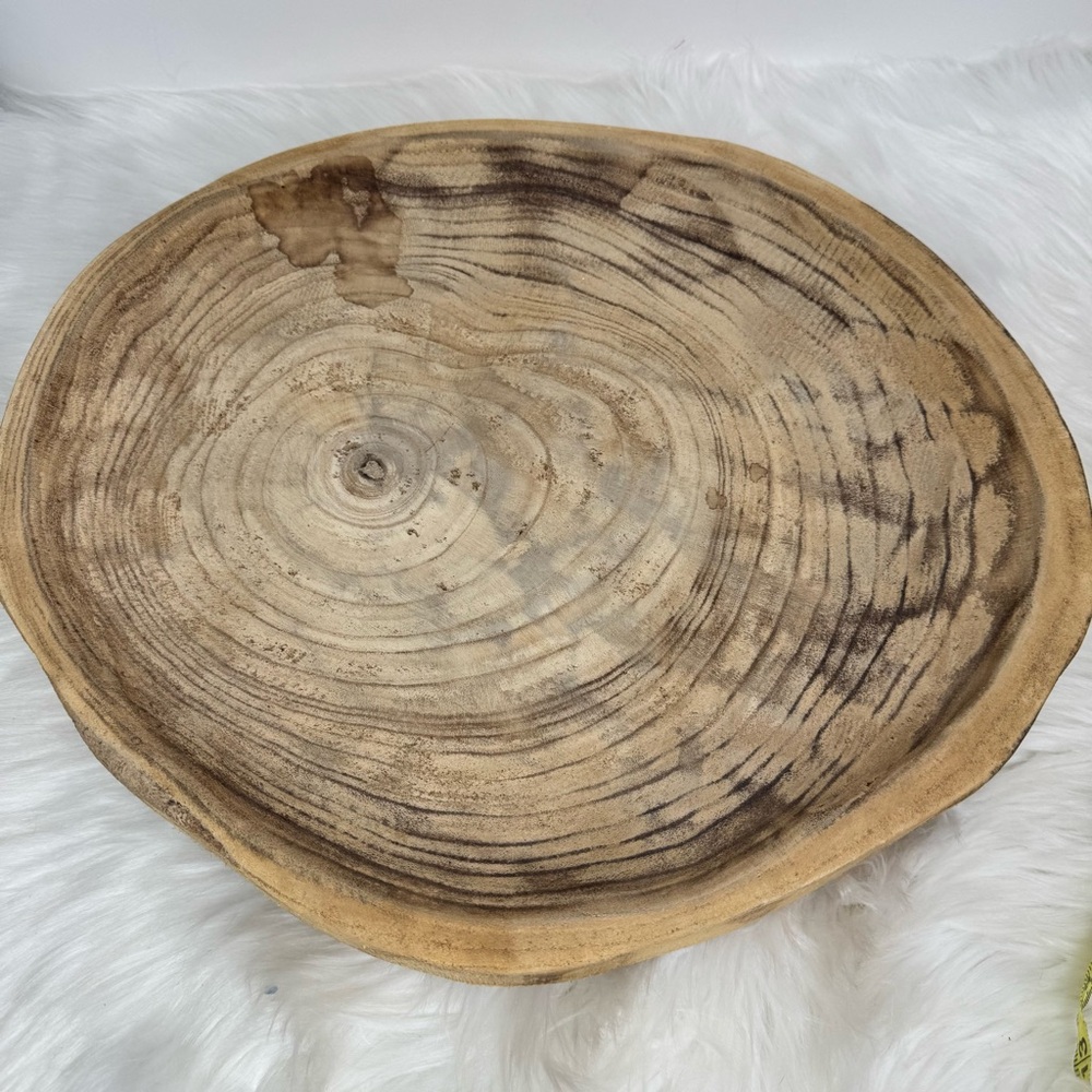 Pier 1 Natural Wood Decorative Tray